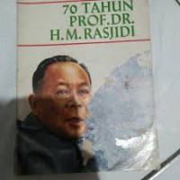 Image of 70 Tahun Prof Dr. H.M Rasjidi