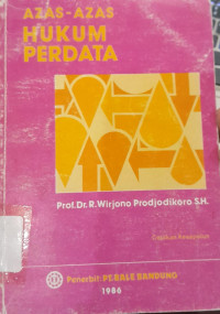 Image of Azas-Azas Hukum Perdata