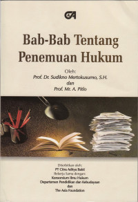 Image of Bab-Bab Tentang Penemuan Hukum