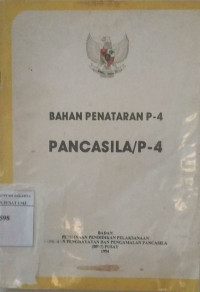 Image of Bahan Penataran p-4 pancasila/p-4