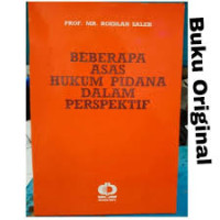 Image of Beberapa Asas Hukum Pidana Dalam Perspekti
