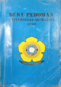 Image of Buku pedoman Universitas Sriwijaya