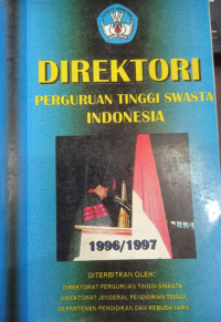 Image of Direktori perguruan tinggi swata indonesia