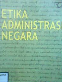 Image of Etika Administrasi Negara