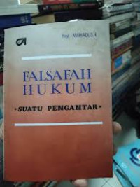 Image of Falsafah Hukum: Suatu Pengantar
