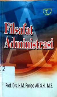 Image of Filsafat administrasi