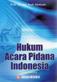 Image of Hukum Acara Pidana Indonesia