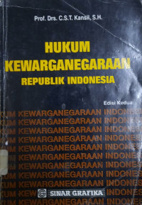 Image of Hukum kewarganegaraan republik indonesia