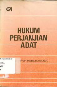 Image of Hukum Perjanjian Adat