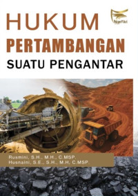 Image of Hukum Pertambangan: Suatu Pengantar
