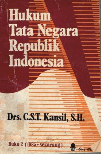 Image of Hukum Tata Negara Republik Indonesia