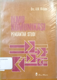 Image of Ilmu komunikasi pengantar studi