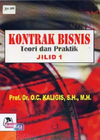 Image of Kontrak bisnis jilid 1 : teori dan praktik