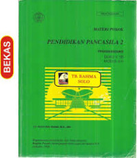 Image of Materi Pokok : Pendidikan Pancasila 2