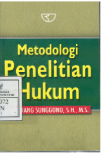 Image of Metodologi Penelitian Hukum