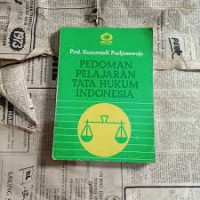 Image of Pedoman Pelajaran Tata Usaha Hukum Indonesia