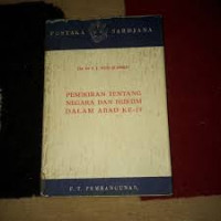 Image of Pemikiran Tentang Negara dan Hukum dalam Abad ke 19