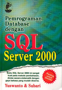 Image of Pemrograman database dengan sql server 2000