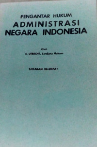 Image of Pengantar hukum administrasi negara indonesia