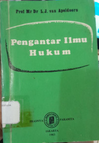 Image of Pengantar Ilmu Hukum