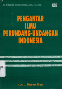 Image of pengantar ilmu perundang-undangan indonesia
