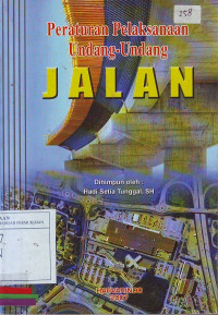 Image of Peraturan Pelaksanaan Undang-Undang Jalan