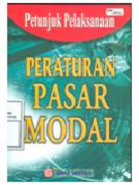 Image of Petunjuk Pelaksana PERATURAN PASAR MODAL