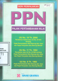 Image of PPN : Pajak Pertambahan Nilai