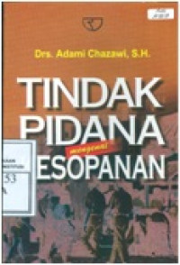 Image of Tindak Pidana Mengenai Kesopanan