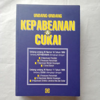 Image of Undang-Undang Kepabeanan & Cukai
