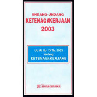 Image of Undang-Undang Ketenagakerjaan 2003