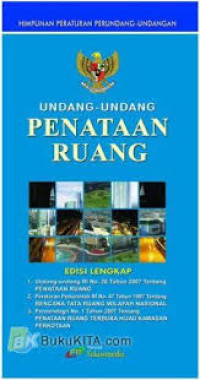 Image of Undang-Undang Penataan Ruang