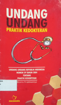 Image of Undang-Undang Praktek Kedokteran